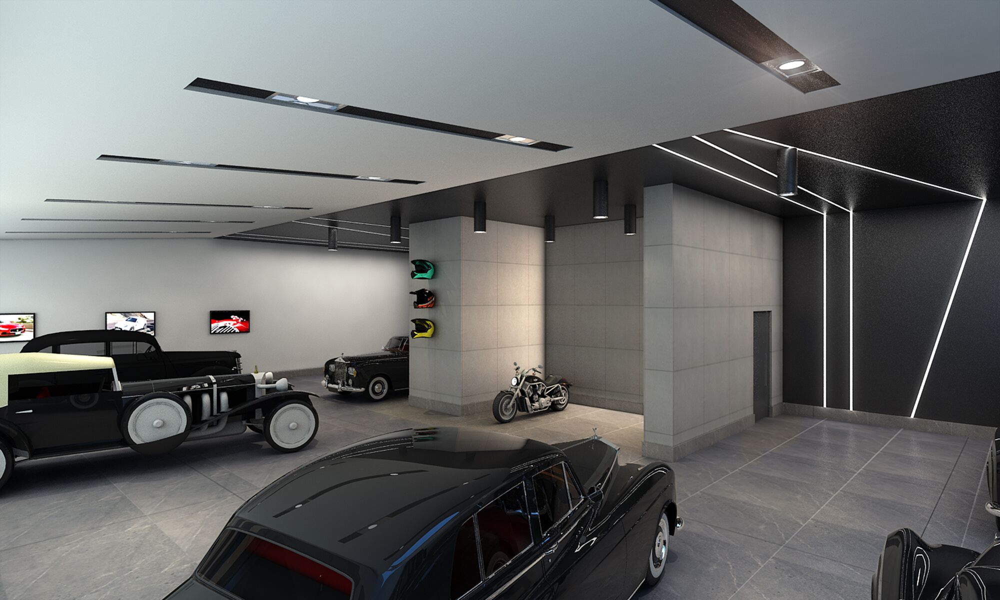 Classic Auto Garage Renovation - Moderne - Garage - Birmingham - par South  Cypress